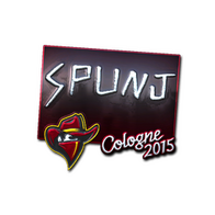 Sticker | SPUNJ (Foil) | Cologne 2015