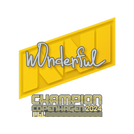 Sticker | w0nderful (Champion) | Copenhagen 2024