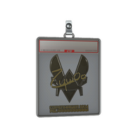 Sticker Slab | ZywOo (Gold) | Copenhagen 2024