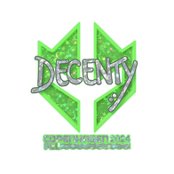 Sticker | decenty (Glitter) | Copenhagen 2024