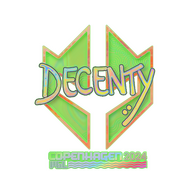 Sticker | decenty (Holo) | Copenhagen 2024