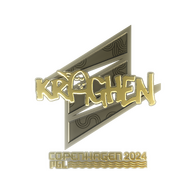 Sticker | kraghen (Gold) | Copenhagen 2024