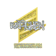 Sticker | kraghen (Glitter) | Copenhagen 2024