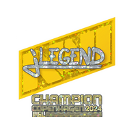 Sticker | jL (Glitter, Champion) | Copenhagen 2024