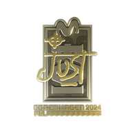 Sticker | JUST (Gold) | Copenhagen 2024