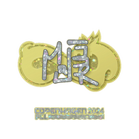 Sticker | MAJ3R (Glitter) | Copenhagen 2024