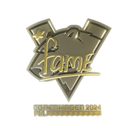 Sticker | fame (Gold) | Copenhagen 2024
