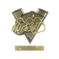 Sticker | n0rb3r7 (Gold) | Copenhagen 2024