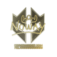Sticker | noway (Gold) | Copenhagen 2024