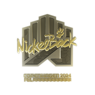 Sticker | NickelBack (Gold) | Copenhagen 2024