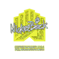 Sticker | NickelBack (Glitter) | Copenhagen 2024