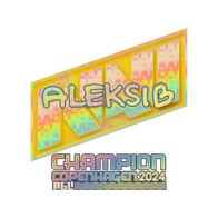 Sticker | Aleksib (Holo, Champion) | Copenhagen 2024