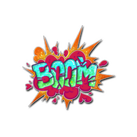 Sticker | Go Boom (Glitter)