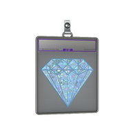 Sticker Slab | Blue Gem (Glitter)