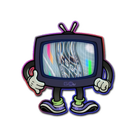 Sticker | Global TV (Lenticular)
