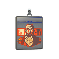 Sticker Slab | Too Old for This