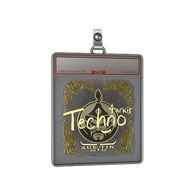 Sticker Slab | Techno4K (Gold) | Austin 2025
