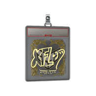 Sticker Slab | xfl0ud (Gold) | Austin 2025