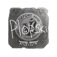 Sticker | Plopski (Foil) | Austin 2025