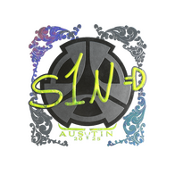 Sticker | s1n (Holo) | Austin 2025