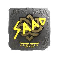 Sticker | saadzin (Foil) | Austin 2025