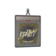 Sticker Slab | saffee (Gold) | Austin 2025