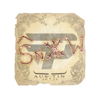Sticker | snow | Austin 2025