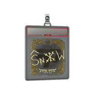 Sticker Slab | snow (Gold) | Austin 2025