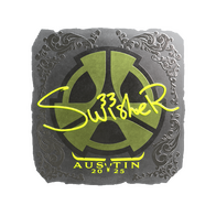Sticker | Swisher (Foil) | Austin 2025