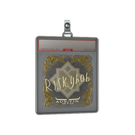 Sticker Slab | riskyb0b (Gold) | Austin 2025