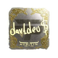 Sticker | dav1deuS (Gold) | Austin 2025