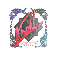 Sticker | khaN (Holo) | Austin 2025