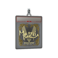 Sticker Slab | mezii (Gold) | Austin 2025