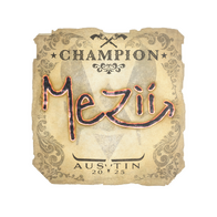 Sticker | mezii (Champion) | Austin 2025