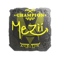 Sticker | mezii (Foil, Champion) | Austin 2025