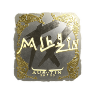 Sticker | mlhzin (Gold) | Austin 2025