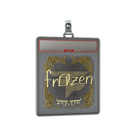 Sticker Slab | frozen (Gold) | Austin 2025