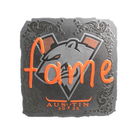 Sticker | fame (Foil) | Austin 2025