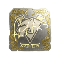 Sticker | FL1T (Gold) | Austin 2025