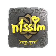 Sticker | n1ssim (Foil) | Austin 2025