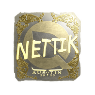Sticker | nettik (Gold) | Austin 2025