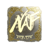 Sticker | NAF (Gold) | Austin 2025
