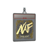 Sticker Slab | NAF (Gold) | Austin 2025