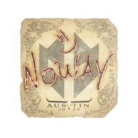 Sticker | noway | Austin 2025