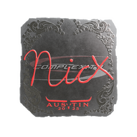 Sticker | nicx (Foil) | Austin 2025