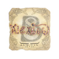Sticker | alex666 | Austin 2025