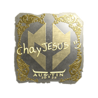 Sticker | chayJESUS (Gold) | Austin 2025