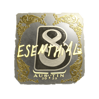 Sticker | esenthial (Gold) | Austin 2025