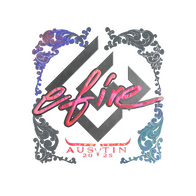 Sticker | efire (Holo) | Austin 2025