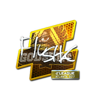 Sticker | flusha (Foil) | Atlanta 2017